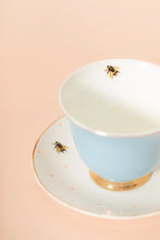 Load image into Gallery viewer, Pastel Fine China Tea Cup - Wine