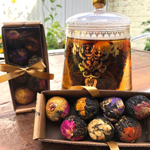 Load image into Gallery viewer, Flowering Tea Seven Pack - Black Pu'erh Tea