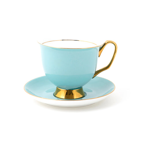 Fine China Tea Cup Extra Large - Pale Blue